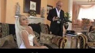 beatiful blonde milf fucking by her husbands best friend but husbend gun them on there hardcore sex porn video